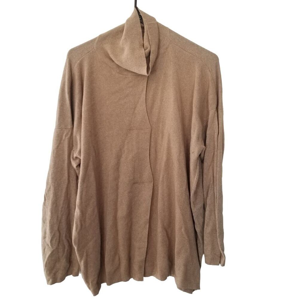 United Colors Of Benetton Angora Cashmere Turtleneck Sweater Sz 2X Quiet Luxury